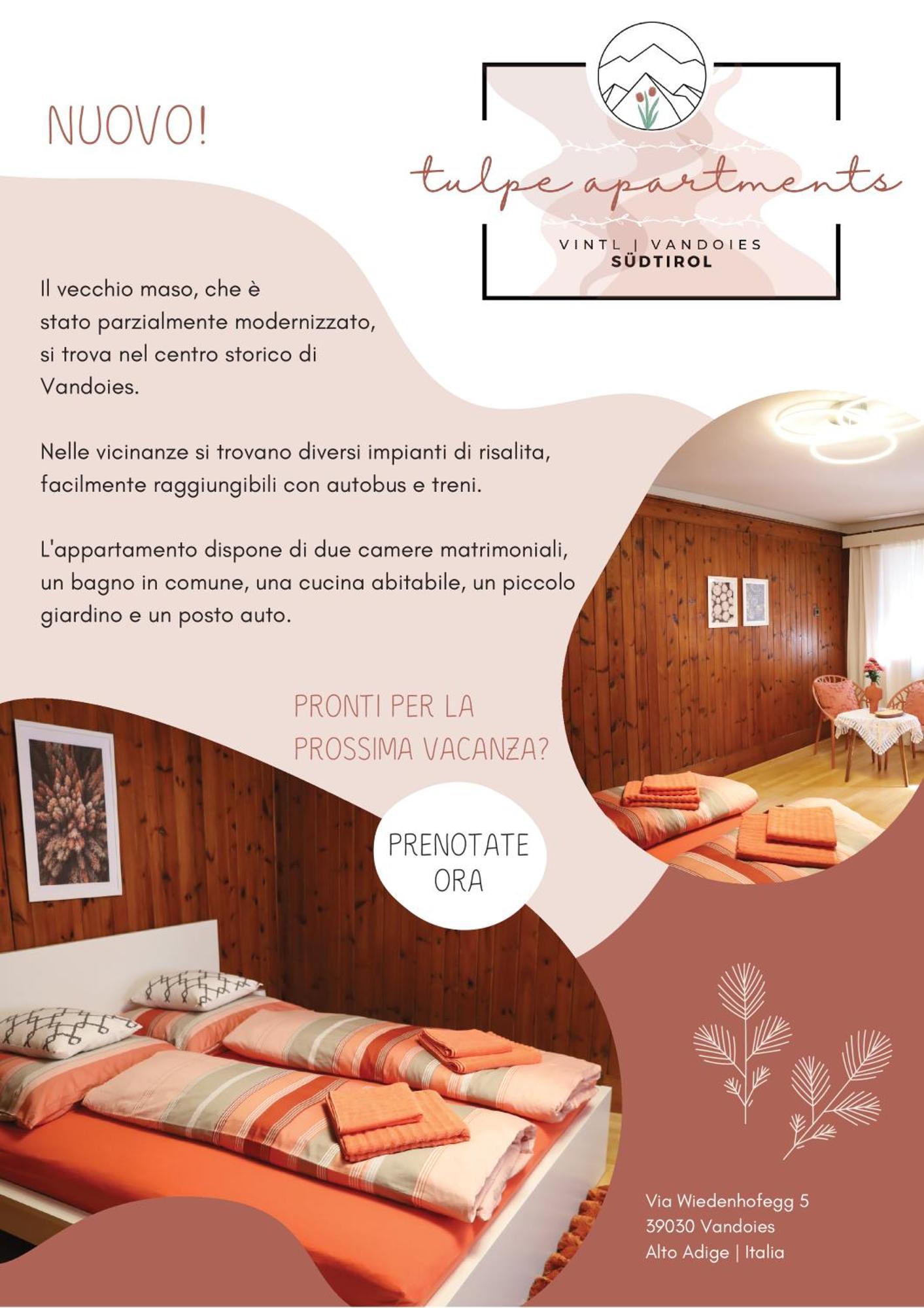 Tulpe Apartments Vandoies di Sotto  Extérieur photo